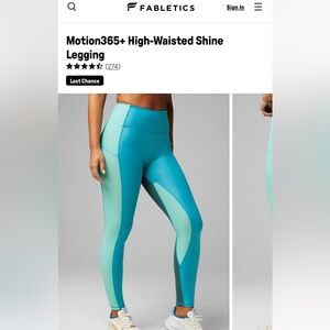 Brand new workout leggings Fabletics